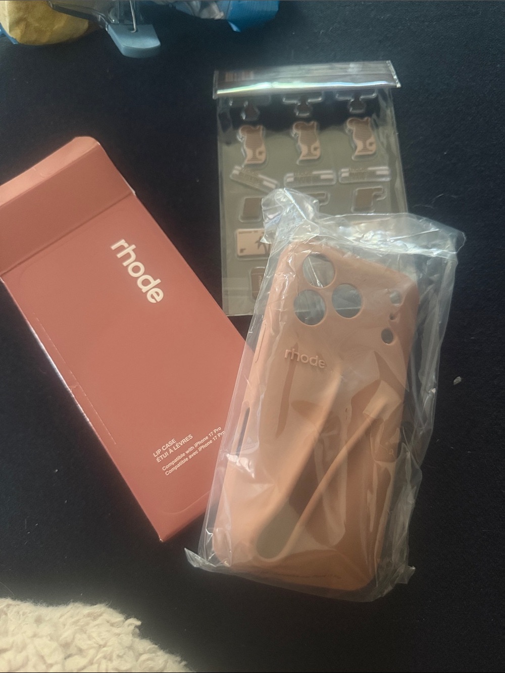 RHODE  17 pro  Phone Case in Terracotta Brown